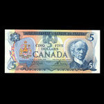 Canada, Bank of Canada, 5 dollars : 1979