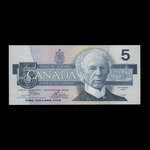 Canada, Bank of Canada, 5 dollars <br /> 1986