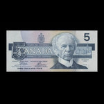 Canada, Bank of Canada, 5 dollars <br /> 1986