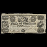 Canada, Colonial Bank of Chatham, 2 dollars : February 3, 1837