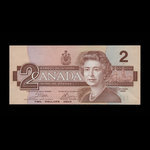 Canada, Bank of Canada, 2 dollars : 1986