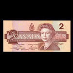 Canada, Bank of Canada, 2 dollars : 1986