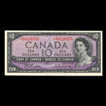 Canada, Bank of Canada, 10 dollars : 1954