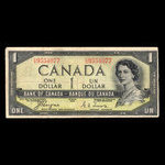 Canada, Bank of Canada, 1 dollar <br /> 1954