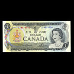 Canada, Bank of Canada, 1 dollar : 1973