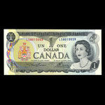 Canada, Bank of Canada, 1 dollar : 1973