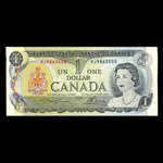 Canada, Bank of Canada, 1 dollar : 1973