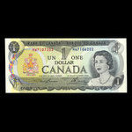 Canada, Bank of Canada, 1 dollar : 1973