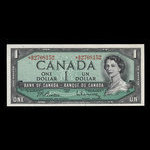 Canada, Bank of Canada, 1 dollar : 1954