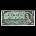 Canada, Bank of Canada, 1 dollar : 1967