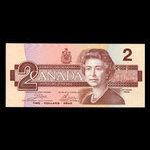 Canada, Bank of Canada, 2 dollars <br /> 1986