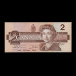 Canada, Bank of Canada, 2 dollars : 1986