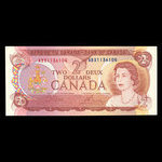 Canada, Bank of Canada, 2 dollars <br /> 1974