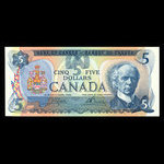 Canada, Bank of Canada, 5 dollars : 1979