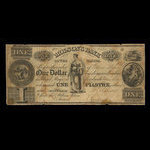 Canada, Molsons Bank, 1 dollar : September 1, 1837