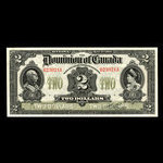 Canada, Dominion of Canada, 2 dollars <br /> January 2, 1914