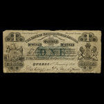 Canada, Bank of British North America, 1 dollar : January 1, 1856