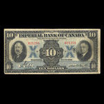 Canada, Imperial Bank of Canada, 10 dollars : November 1, 1933