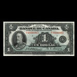 Canada, Bank of Canada, 1 dollar <br /> 1935