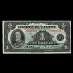 Canada, Bank of Canada, 1 dollar : 1935