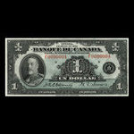 Canada, Bank of Canada, 1 dollar : 1935