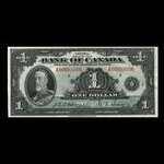 Canada, Bank of Canada, 1 dollar : 1935