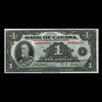 Canada, Bank of Canada, 1 dollar : 1935