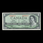 Canada, Bank of Canada, 1 dollar <br /> 1954