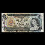 Canada, Bank of Canada, 1 dollar : 1973