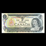 Canada, Bank of Canada, 1 dollar : 1973