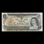 Canada, Bank of Canada, 1 dollar : 1973