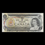 Canada, Bank of Canada, 1 dollar : 1973