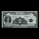 Canada, Bank of Canada, 2 dollars : 1935