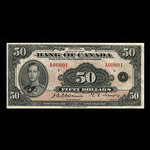 Canada, Bank of Canada, 50 dollars : 1935