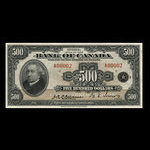 Canada, Bank of Canada, 500 dollars <br /> 1935