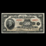 Canada, Bank of Canada, 500 dollars : 1935