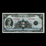 Canada, Bank of Canada, 2 dollars : 1935