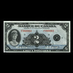 Canada, Bank of Canada, 2 dollars : 1935