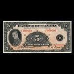 Canada, Bank of Canada, 5 dollars <br /> 1935