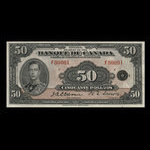 Canada, Bank of Canada, 50 dollars <br /> 1935