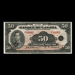 Canada, Bank of Canada, 50 dollars <br /> 1935