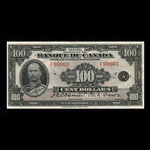 Canada, Bank of Canada, 100 dollars : 1935