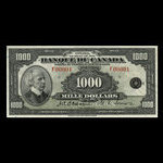 Canada, Bank of Canada, 1,000 dollars : 1935