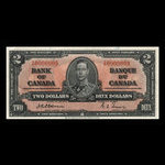 Canada, Bank of Canada, 2 dollars : January 2, 1937