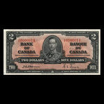 Canada, Bank of Canada, 2 dollars : January 2, 1937