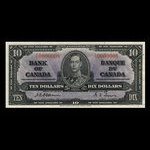 Canada, Bank of Canada, 10 dollars <br /> January 2, 1937