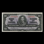 Canada, Bank of Canada, 10 dollars : January 2, 1937