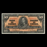 Canada, Bank of Canada, 50 dollars : January 2, 1937