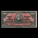 Canada, Bank of Canada, 1,000 dollars : January 2, 1937