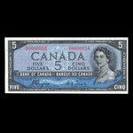 Canada, Bank of Canada, 5 dollars : 1954